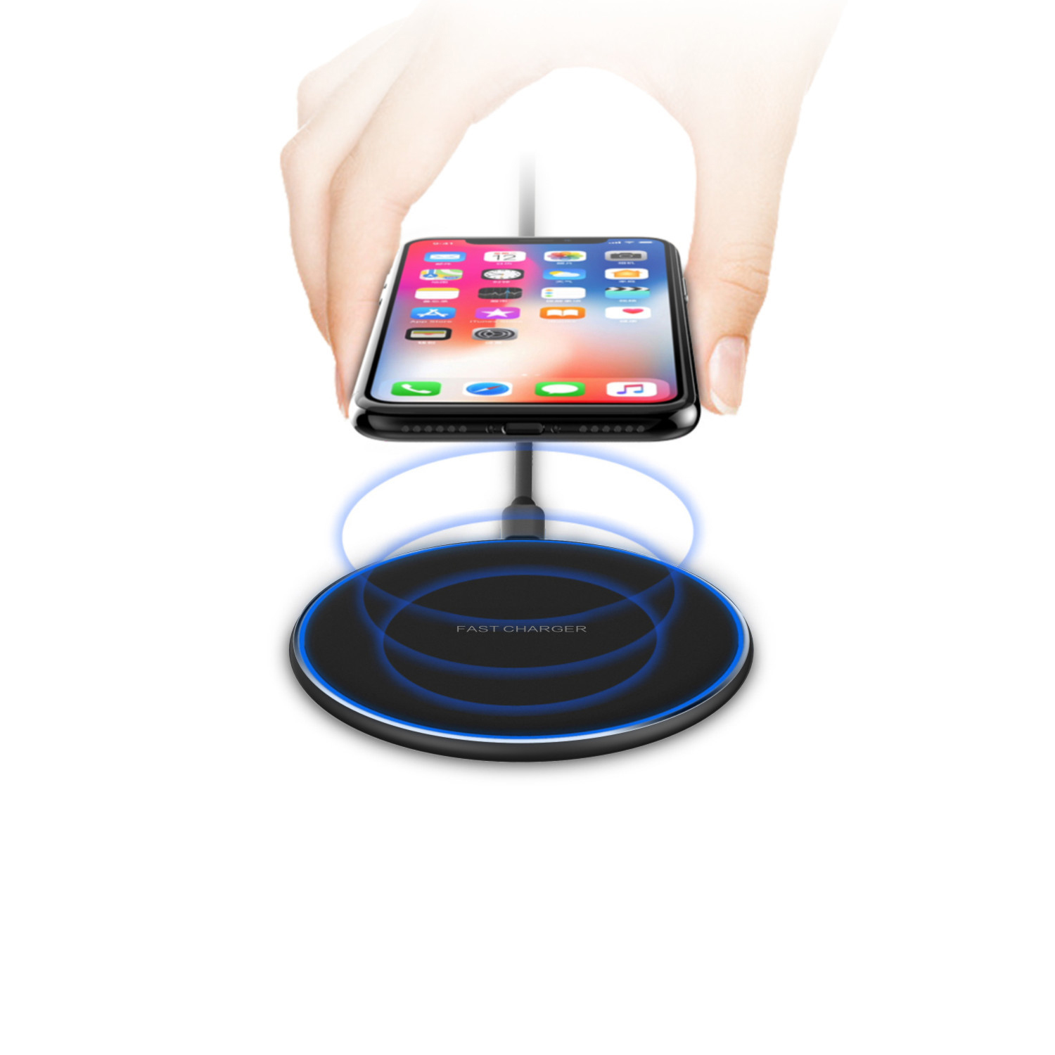 Special Surface Treatment mini wireless portable charger 25w mobile phone holders