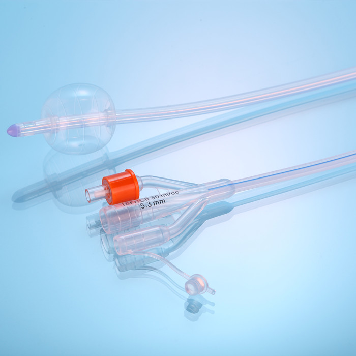 CE FDA ISO одобренный Стандартный силиконовый катетер с воздушным шаром