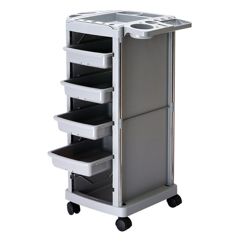 Best Sale Salon Trolley Hairdressing Salon Furniture Beauty Plastic Trolley Cart With Four Drawers