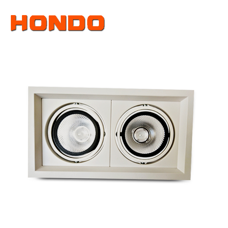 2700-6500k CE RHOS Алюминий 15 Вт * 2 30 Вт LED решетка света для компании для внутреннего освещения проект/дом держать лампы
