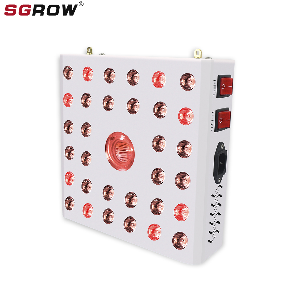 SGROW Новое поступление, красота кожи лица, Высокое качество 300 Вт COB нм, энергия, красный свет, терапевтическая панель
