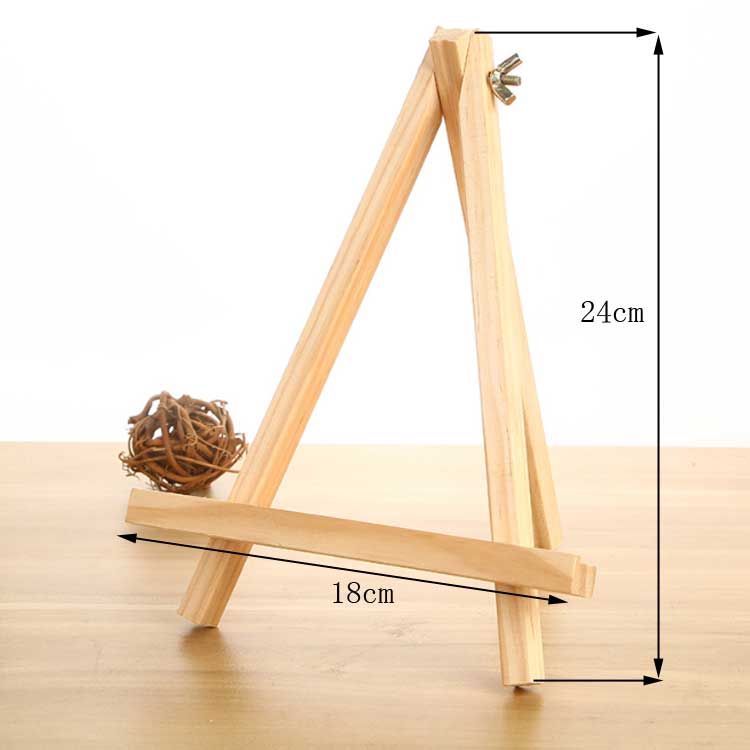 18*24cm wooden mini easel children's easel table top