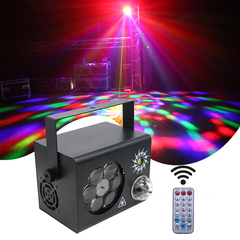 40 Вт LED Вечеринка 4 в 1 dj Диско сценическое освещение стробоскопическое Смешанное освещение