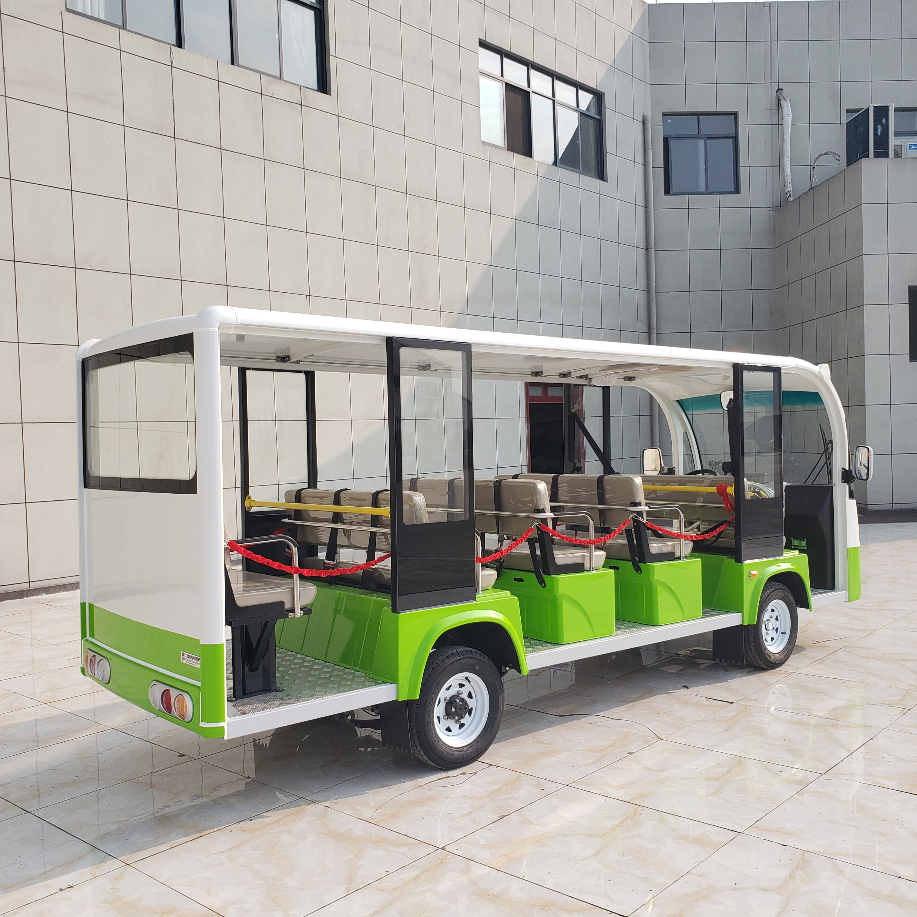 TX14 Open electric sightseeing car four - wheel tourism scenic area property reception electric patrol car