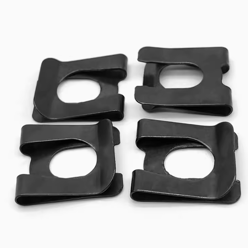 For OD 8MM Clip-On External Retaining Rings Black-Phosphate Spring Steel retaining clip for shaft