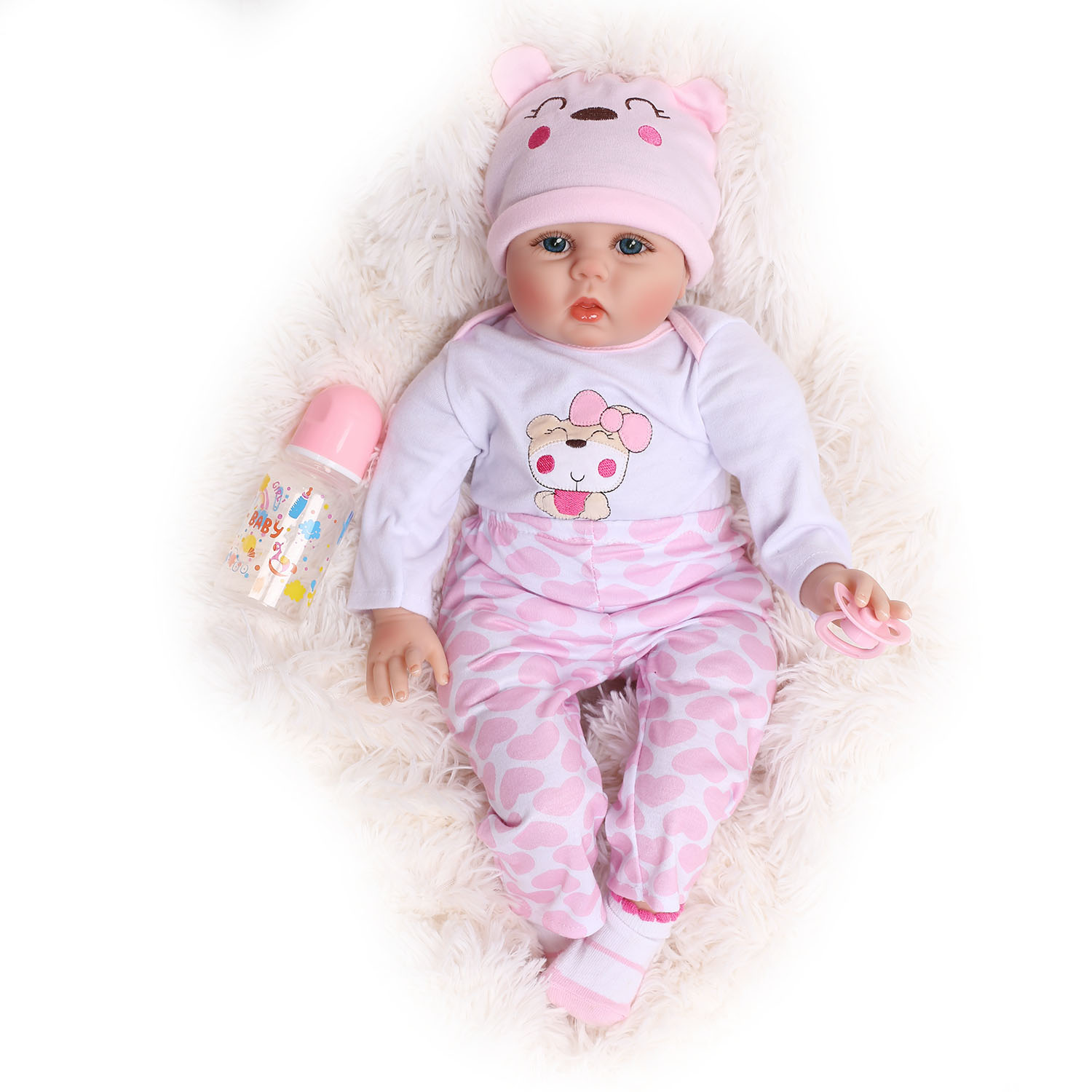 Lifelike silicon real reborn realistic kid boneca toy kit baby soft alive girl newborn black full children bebe doll for sale