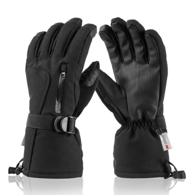 Windproof Warm Thick Outdoor Mountaineering Motorcycle 3M Padding Cotton Ski Gloves