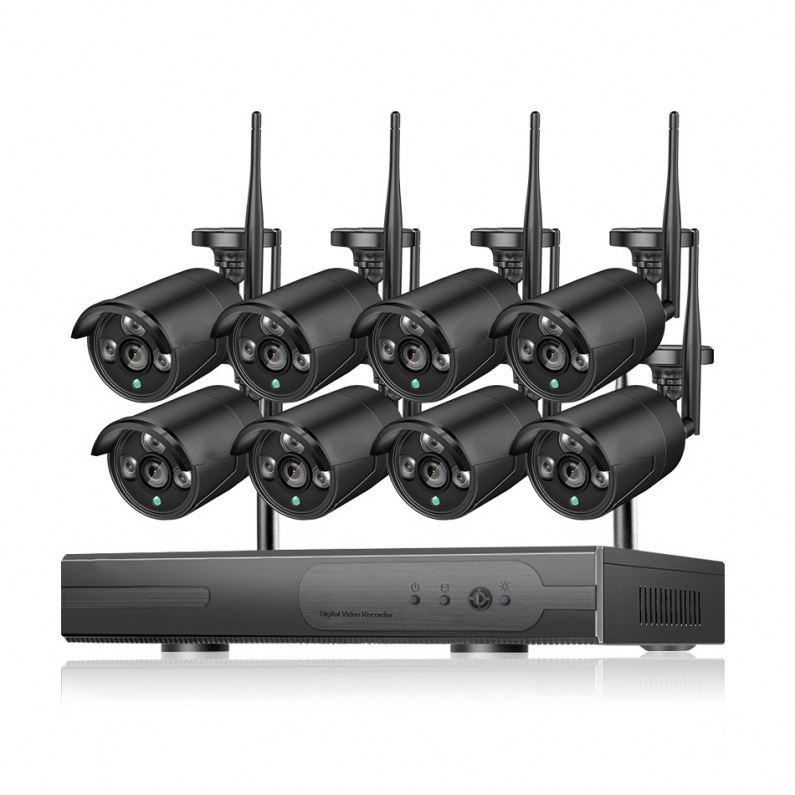 Xmeye 8CH 1080P CCTV камера Беспроводной NVR комплект системы безопасности Wifi IP комплект
