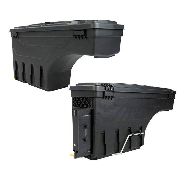 Black ABS Plastic Universal Tool Box For Pick Up Storage Box black