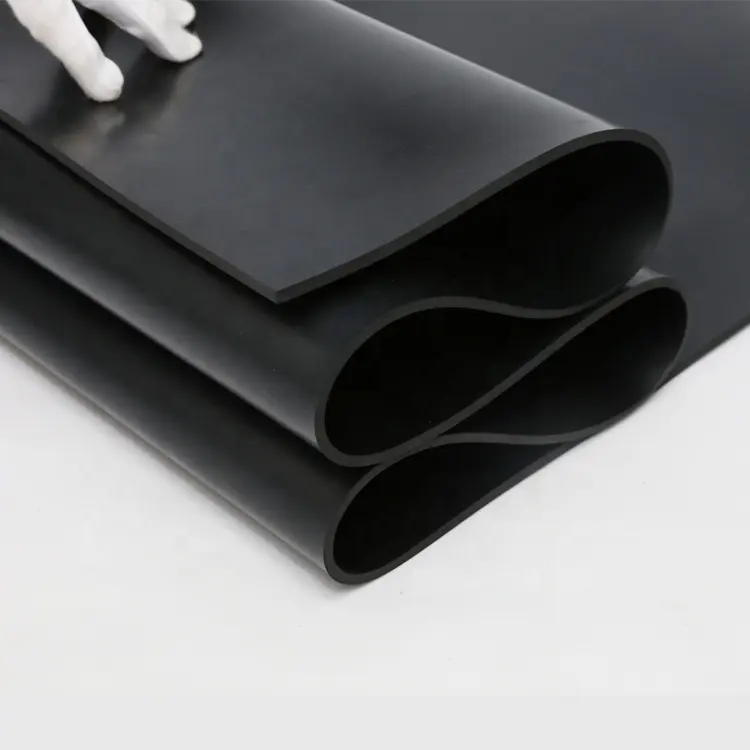 Factory Sale Industrial Black Shock Absorbing Epdm Mat Board Roll Gasket Fkm Nbr Sbr Rubber Neoprene Epdm Rubber Sheet