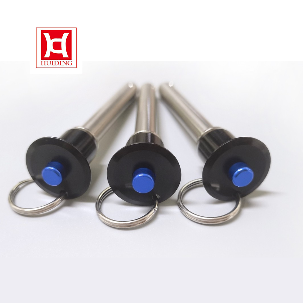 Plunger with Pull Ring for Photovoltaic Indexing Spring Plunger With Pull Ring Stainless Steel Retractable Indexing Plungers