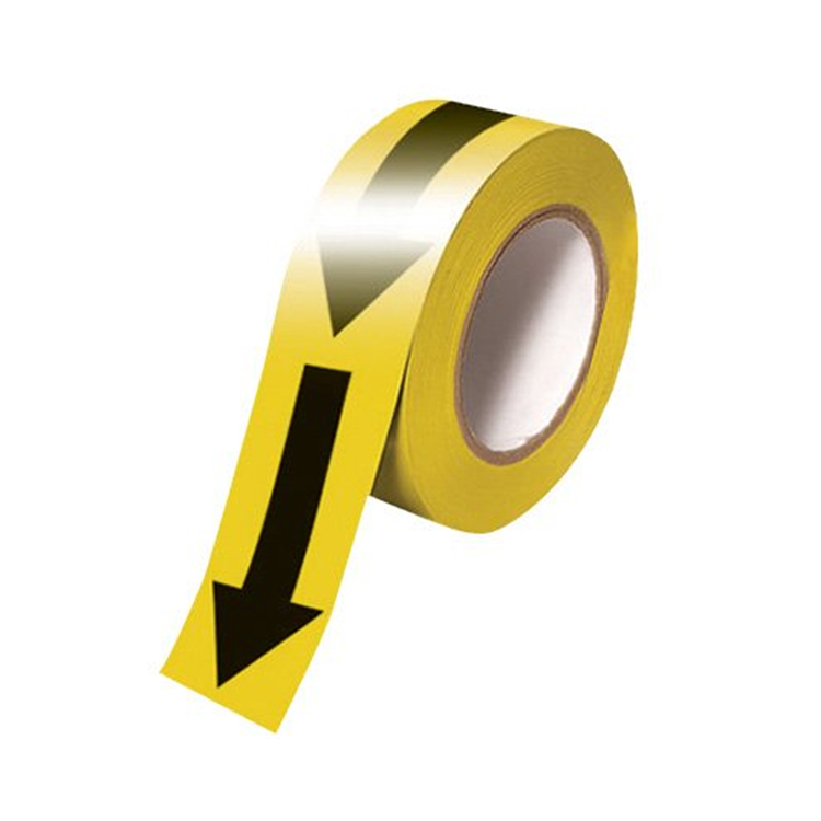 Detectable Red Yellow Black Reflective Barricade Caution Warn Hazard Safety Pvc Warning Tape