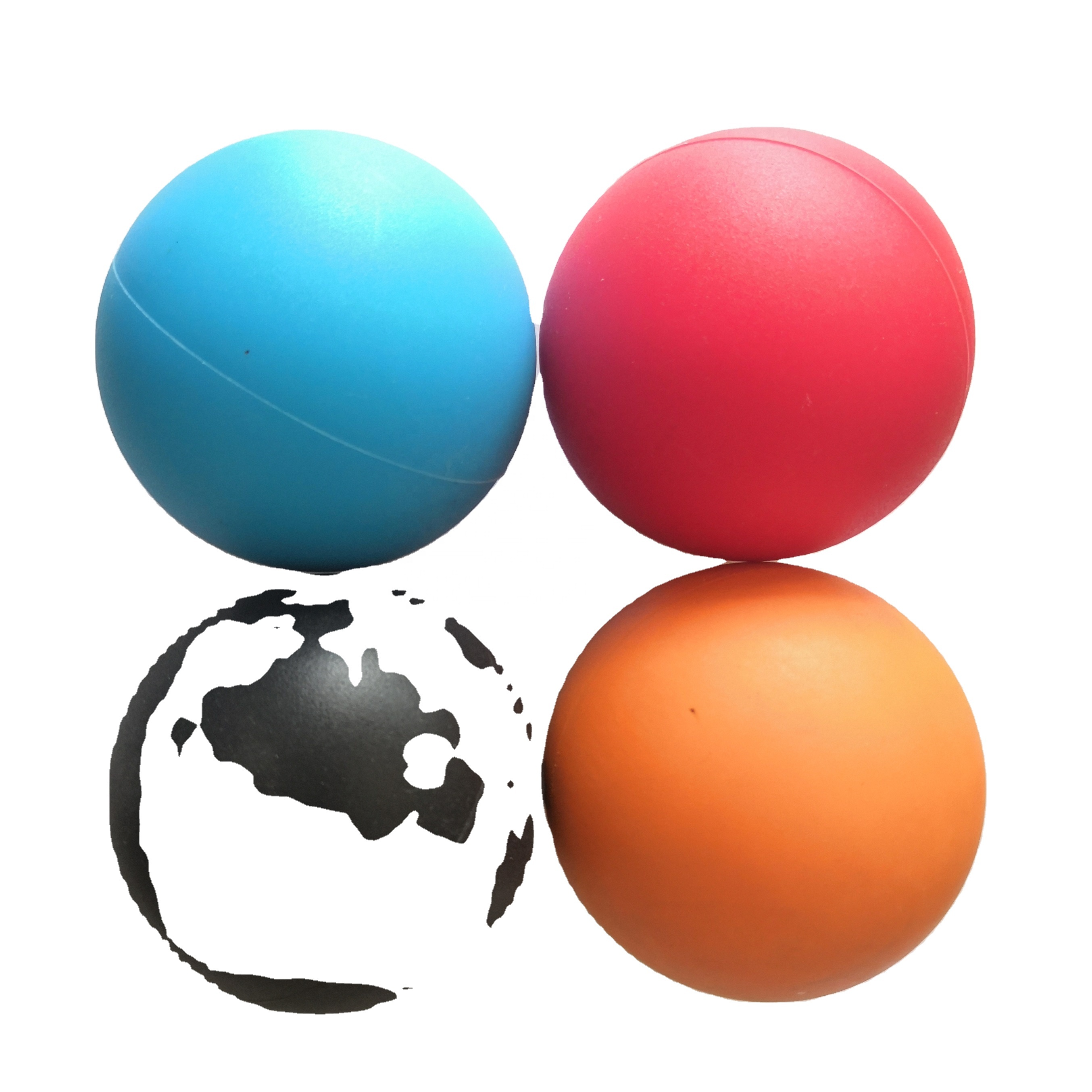 Custom silicone massage ball Rubber Lacrosse ball