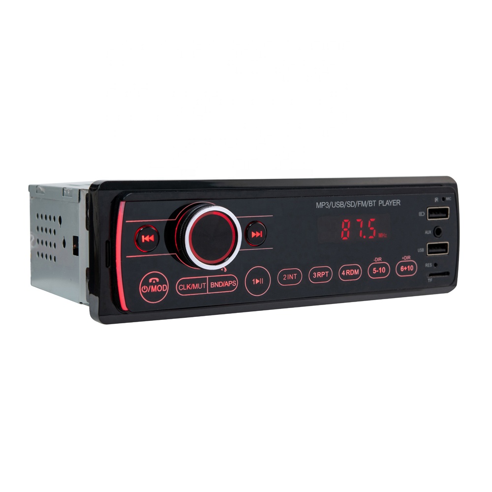 wholesale private tooling in-dash 1-din full touch LED car radio with USB/TF/AUX/Bluetooth/FM high power car mp3 player