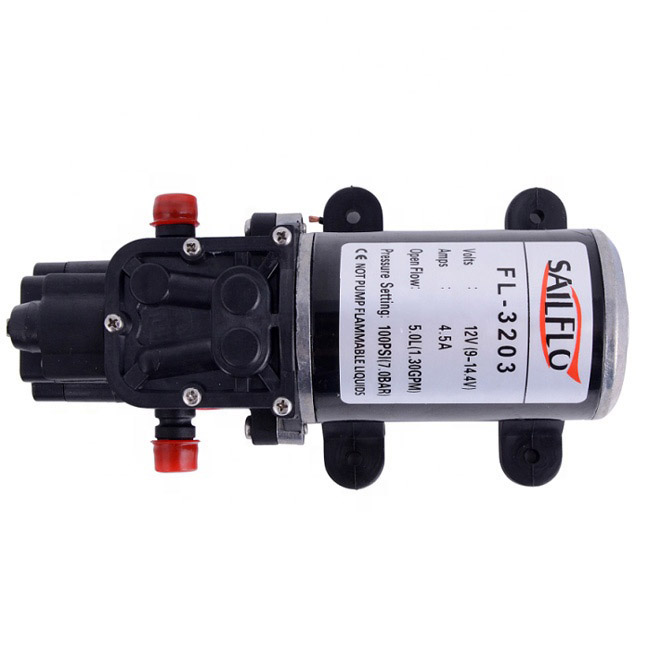 Sailflo 5.1LPM 12V 100PSI самовсасывающие dc водяные насосы диафрагмы сельское хозяйство Автомойка Электрический водяной насос