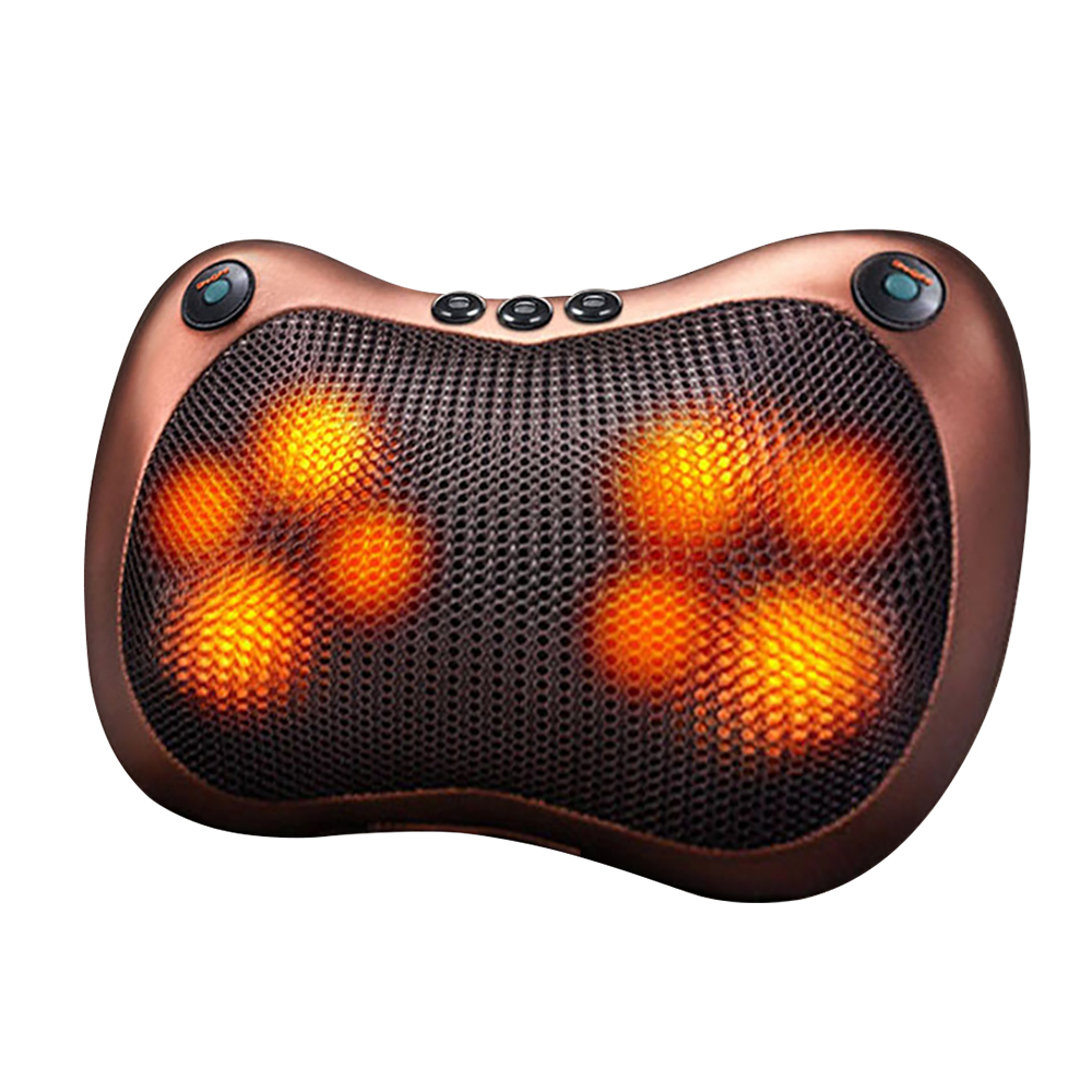 car home 3D deep kneading shiatsu neck back waist massage pillow cushion