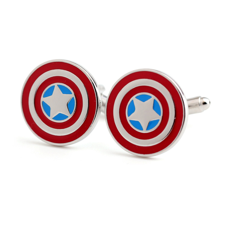 Горячая распродажа! Запонки от производителя captain america