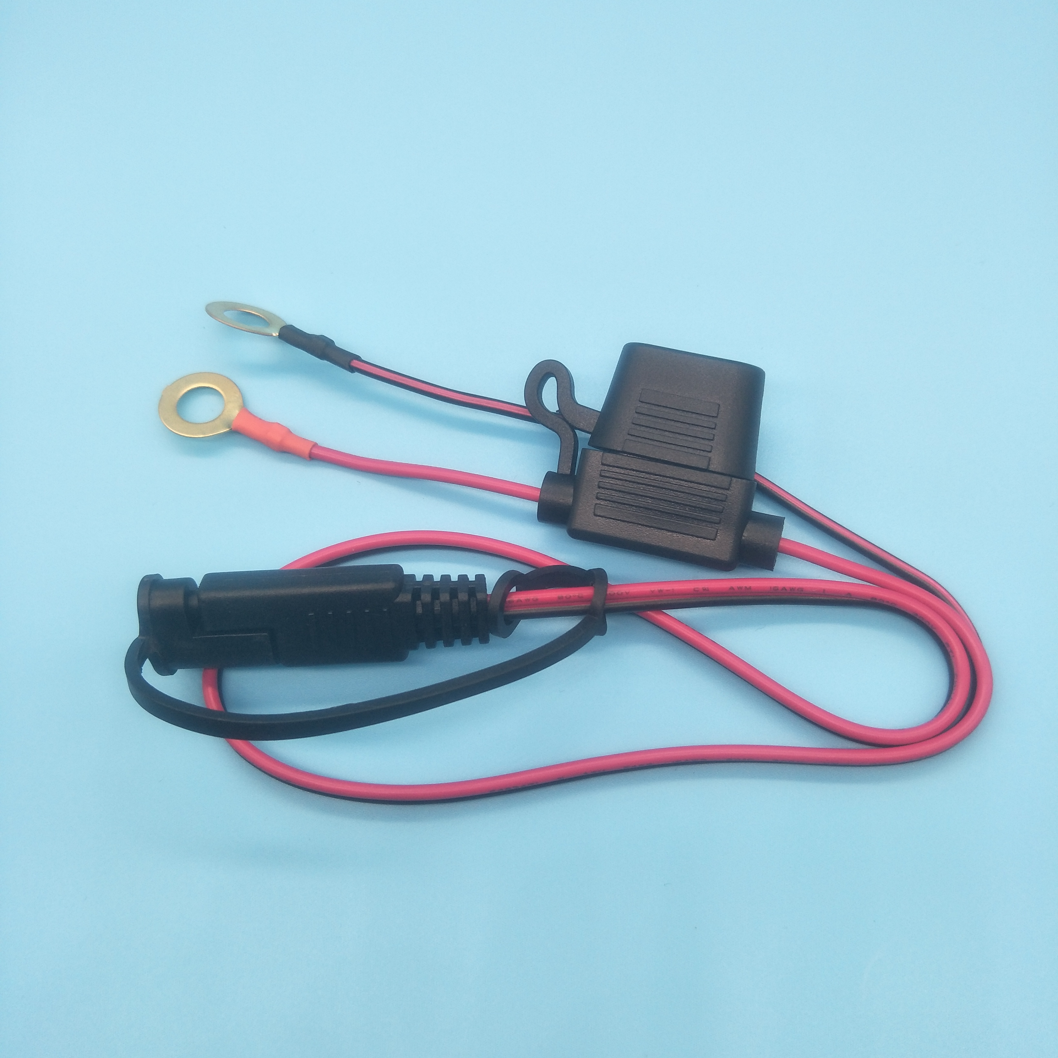 Gps панельная заглушка 12v разъем 2 Pin удлинитель ПВХ Sae провода для аккумулятора