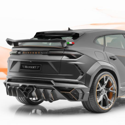 Mansory стиль углеродное волокно Корпус Комплект Задний спойлер заднее крыло для Lamborghini Urus