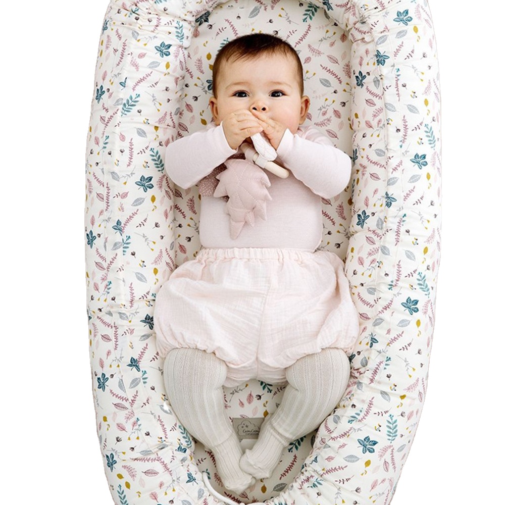Sleeping Artifact 100% Soft Cotton sleeping Lounger Travel Portable Baby Bed Bassinet Carry Nest
