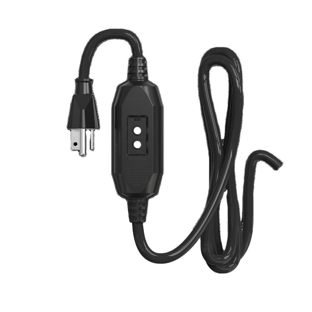 Elegrp G20CA в он-лайн портативный УЗО шнур Водонепроницаемый 125V 15а самотестирование 3 Pin УЗО разъем удлинителя