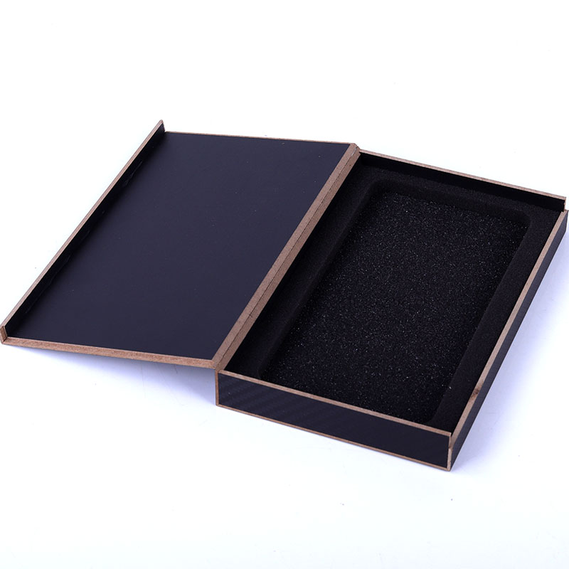 Custom printed unique design retail products eco friendly wood packaging boxes with foam insert