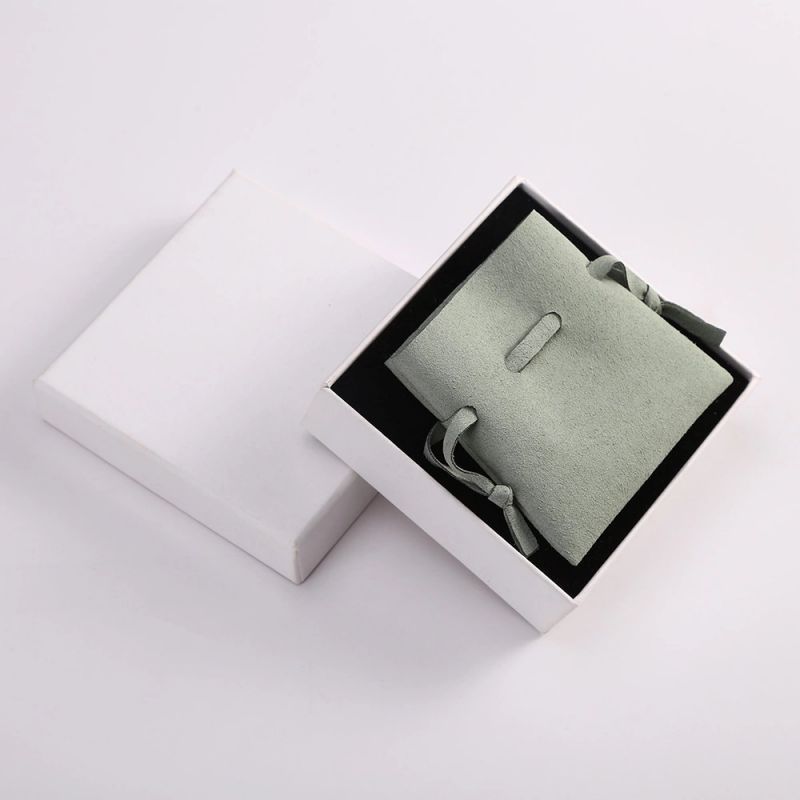 Custom Jewelry leather Pouch  jewelry packaging small pouch bag Mini Gift Jewellery Pouch