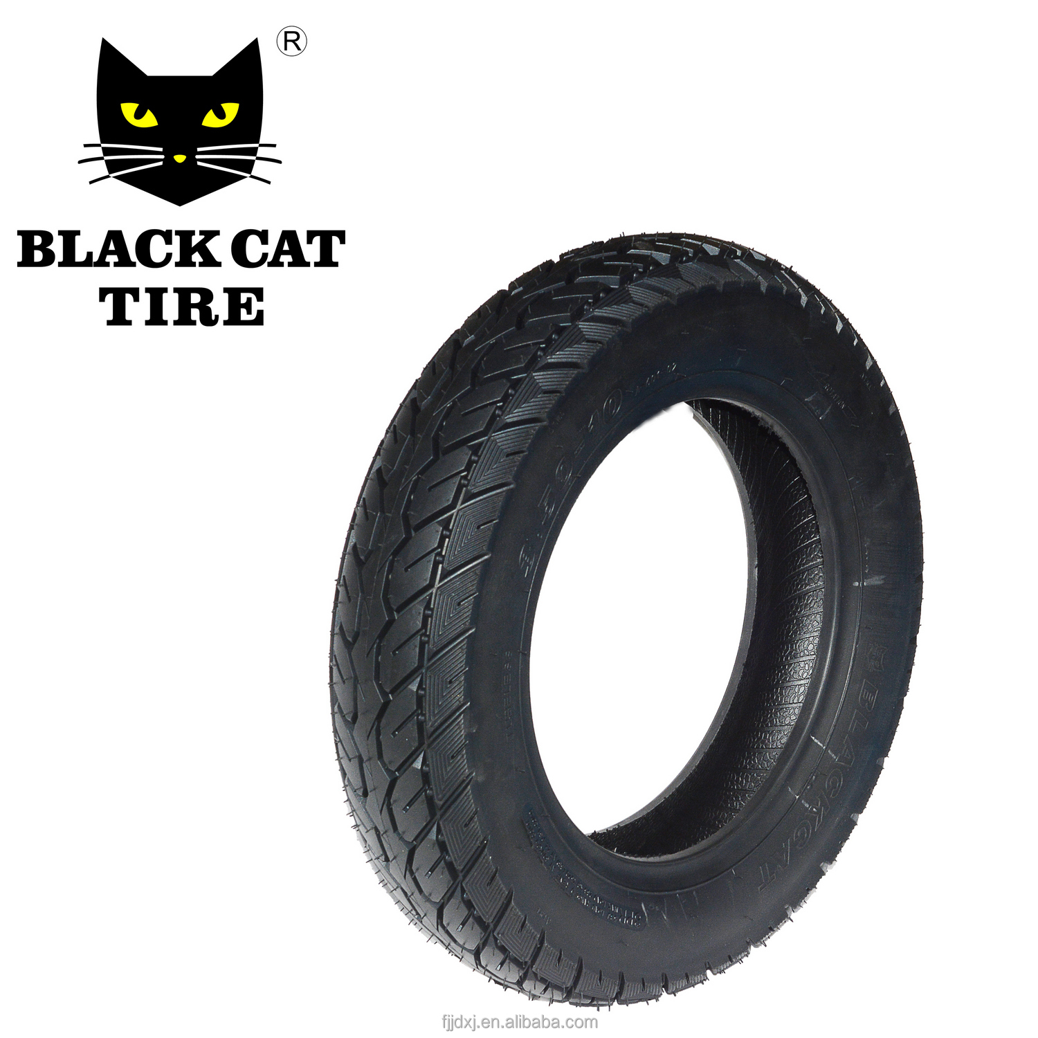 Шина Black Cat 3,50-10 6PR бескамерная мотоциклетная шина
