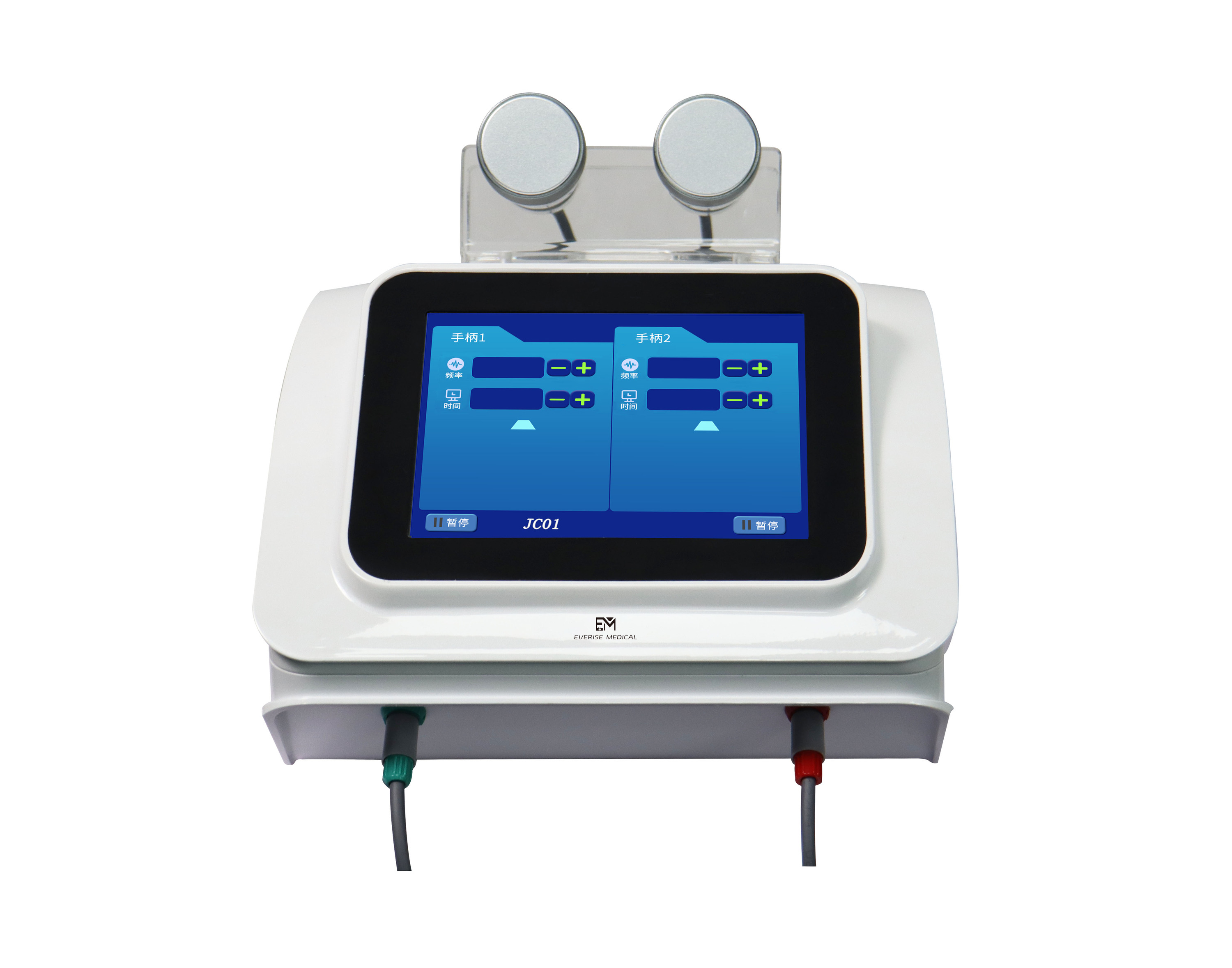 Prevent Disease Trending 2 Ultrawave Handles Medical Ultrasound Machine Class I Physiotherapy Instrument for Pain Relief