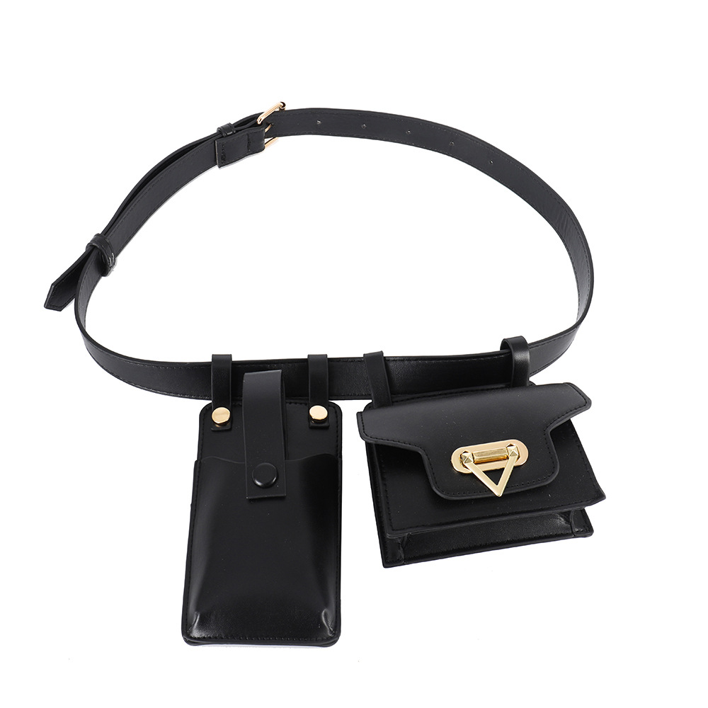 2021 Camouflage Multi-Function Fanny Pack Gun Nylon Waist Bags For Women One Piece Chest Bag Slim Genuine Leather Waist Bag