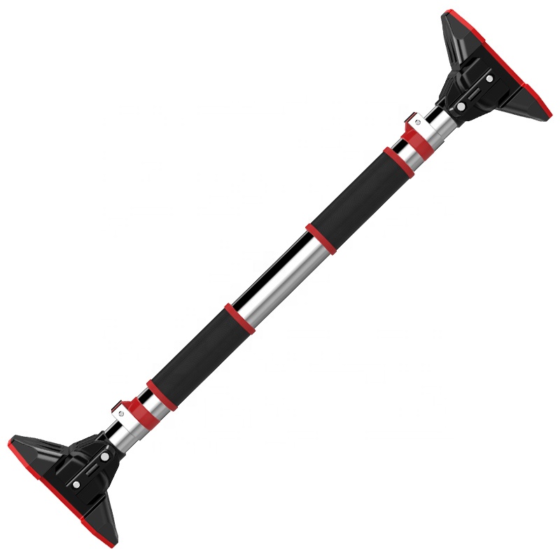 Gym trainer indoor adjustable steel safety Lock mounting door junior pull up bar gymnastics horizontal bar