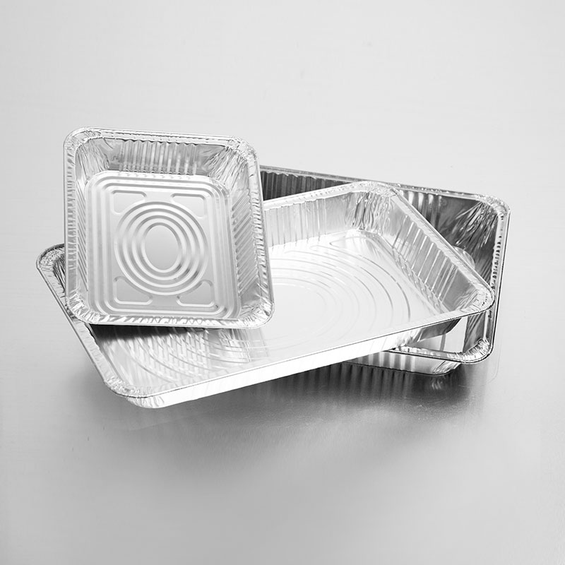 Heavy Duty Full Size Pan Disposable Aluminum Foil Steam Table Tray BBQ Grill Tray With Lid
