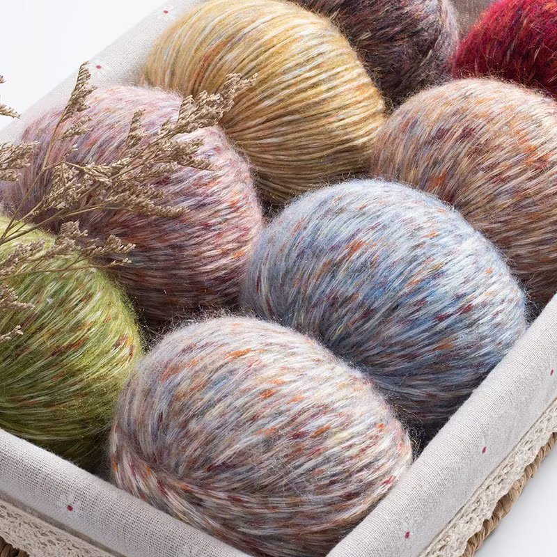 Wholesale 50g High Tenacity Cotton Mohair Yarn Recycled Knitting Sewing Weaving Hand Knitting Embroidery Color Options Available