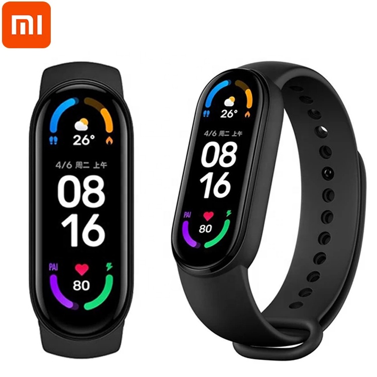 Оригинальный фитнес-трекер Xiaomi Mi Band 6, глобальная версия, bt 5,0, водостойкий, 5ATM