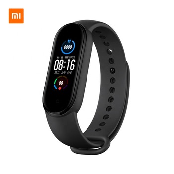 Оригинальный Смарт-браслет Xiaomi Mi Band 5, оригинальная версия CN, фитнес-трекер с пульсометром, водонепроницаемый mi band5