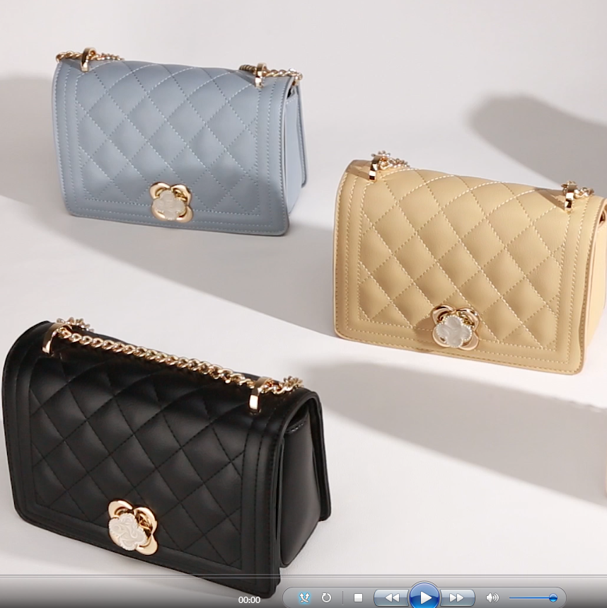 Susen Chrisbella Women Chain Designer Lady Summer Travel Shoulder Messenger bag Solid Color PU Leather Crossbody Bags