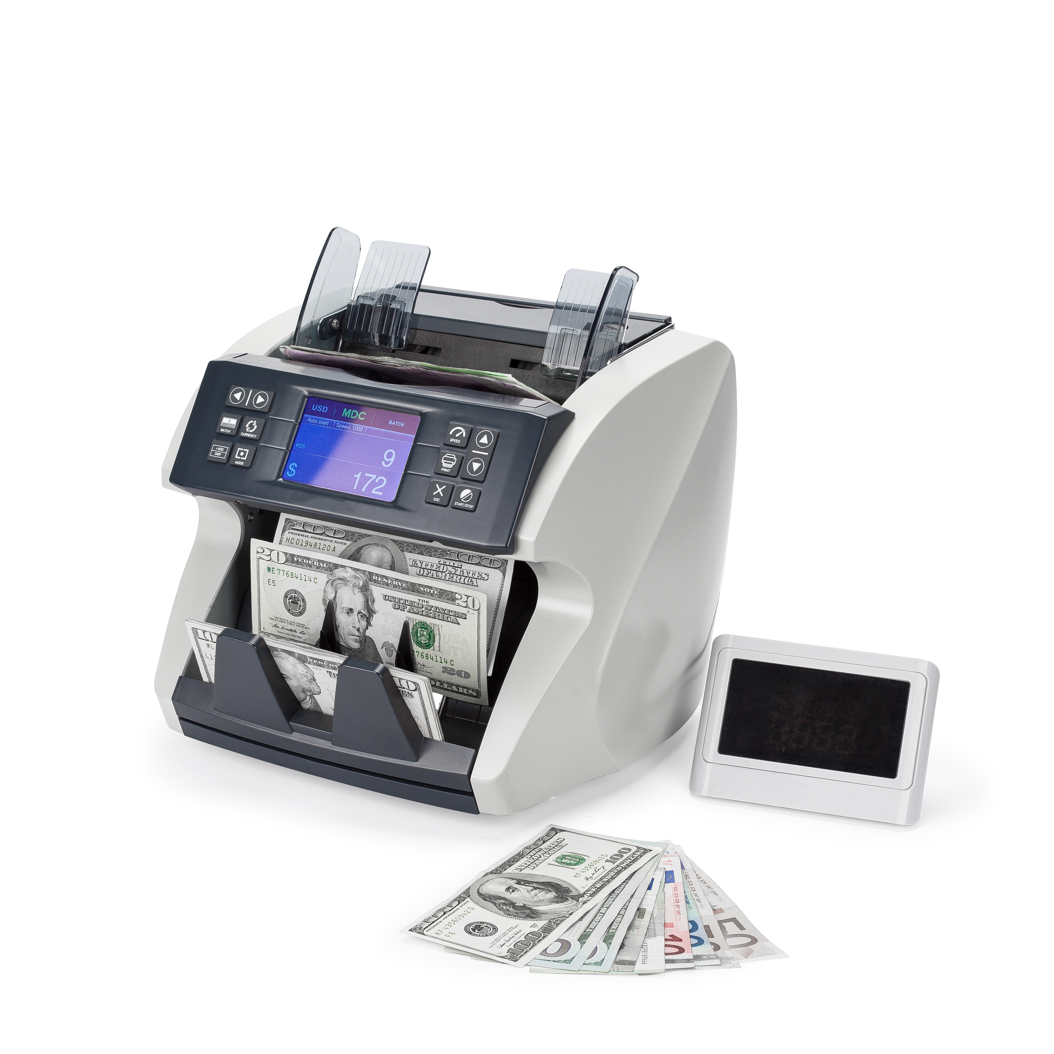 USD, EUR, GBP, CAD, MXN,euro banknote counter mix bill value counting machines bill counters banknote money cash counter SH-07C