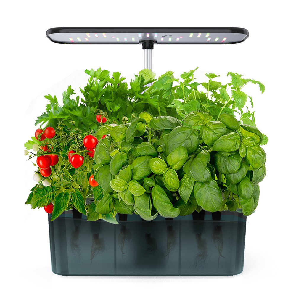 ANBEST New Design Creative Mini Indoor Smart Garden Hydroponics Flower Pots Planters