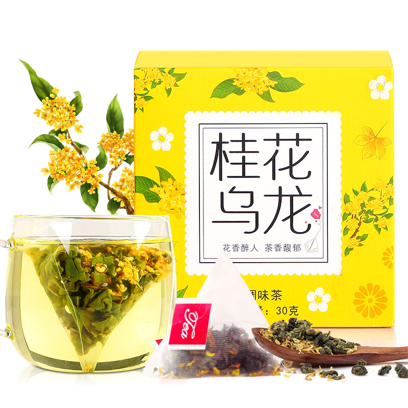 30 г (содержит 10 мешочков) чайный пакетик с логотипом XUMuTang Osmanthus Oolong