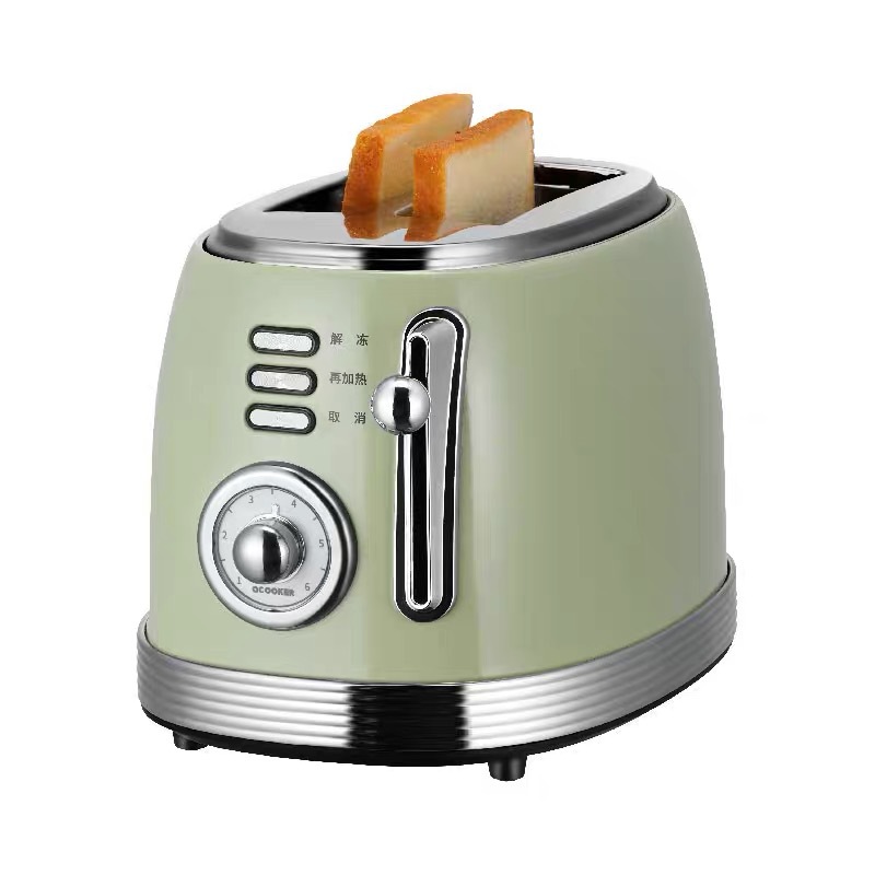 Тостер Xiaomi Youpin Mijia Ocooker, Ретро Модный тостер для хлеба, домашний электрический тостер зеленого цвета, 220 В