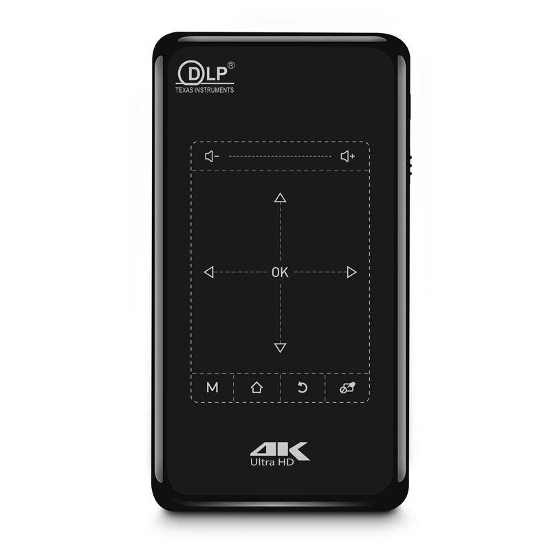 P09 DLP мини портативный Android проектор 2 Гб RAM 16 Гб ROM домашний кинотеатр поддержка 4K Wifi Airplay Mobile