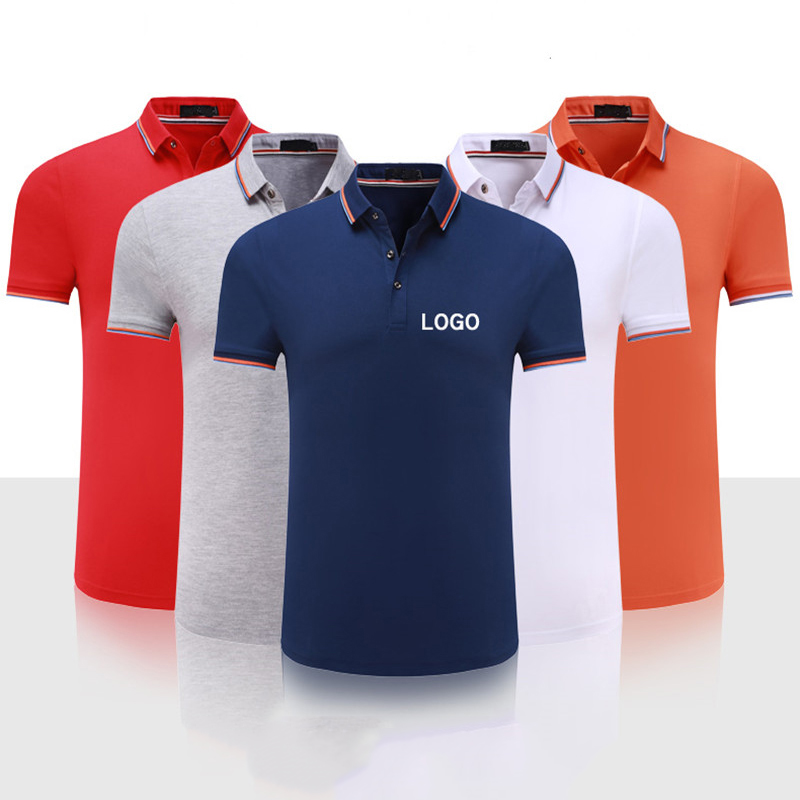 Индивидуальные Логотип Печать компании форма Teamwear Пике Мужские Поло рубашка 100 хлопок
