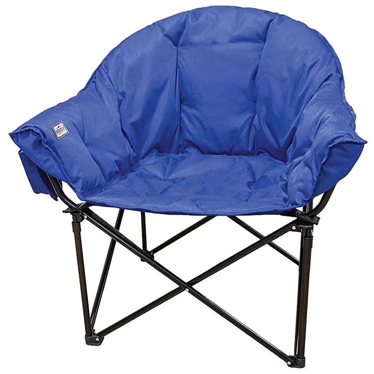 club seat Oversized Saucer Moon Folding Camping Chair Padded Seat