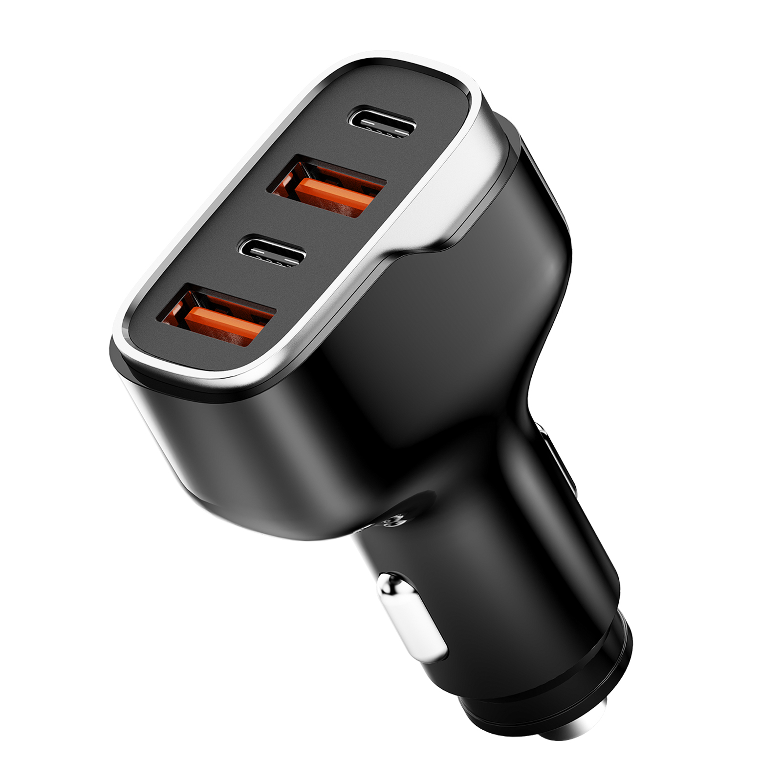 Супер быстрая зарядка 4 порта USB PD QC3.0 автомобильное зарядное устройство 40 Вт дорожный адаптер зарядное устройство