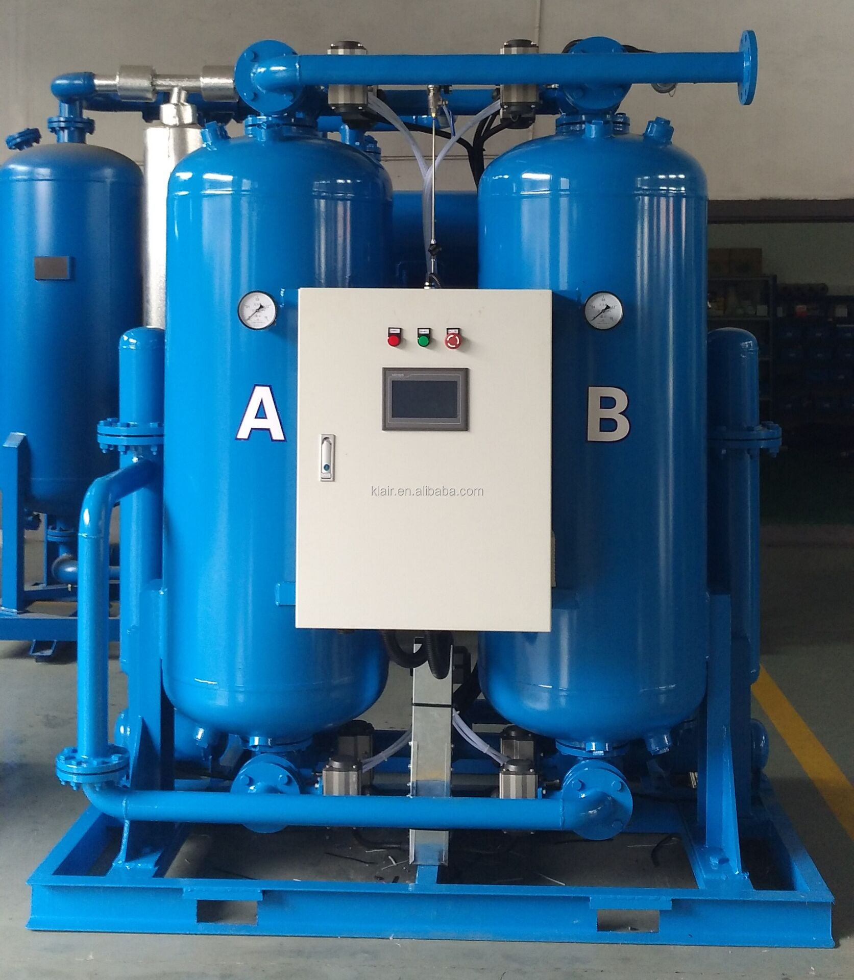 large capacity compressed air dryer for air separator system