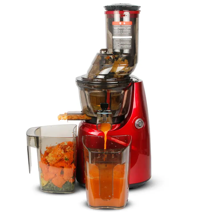 The Hot Sale Slow Juicer Cold Press And Smoothie Machine 82mm Big Mouth Stainless Steel Fruit Slow Juicer For Home