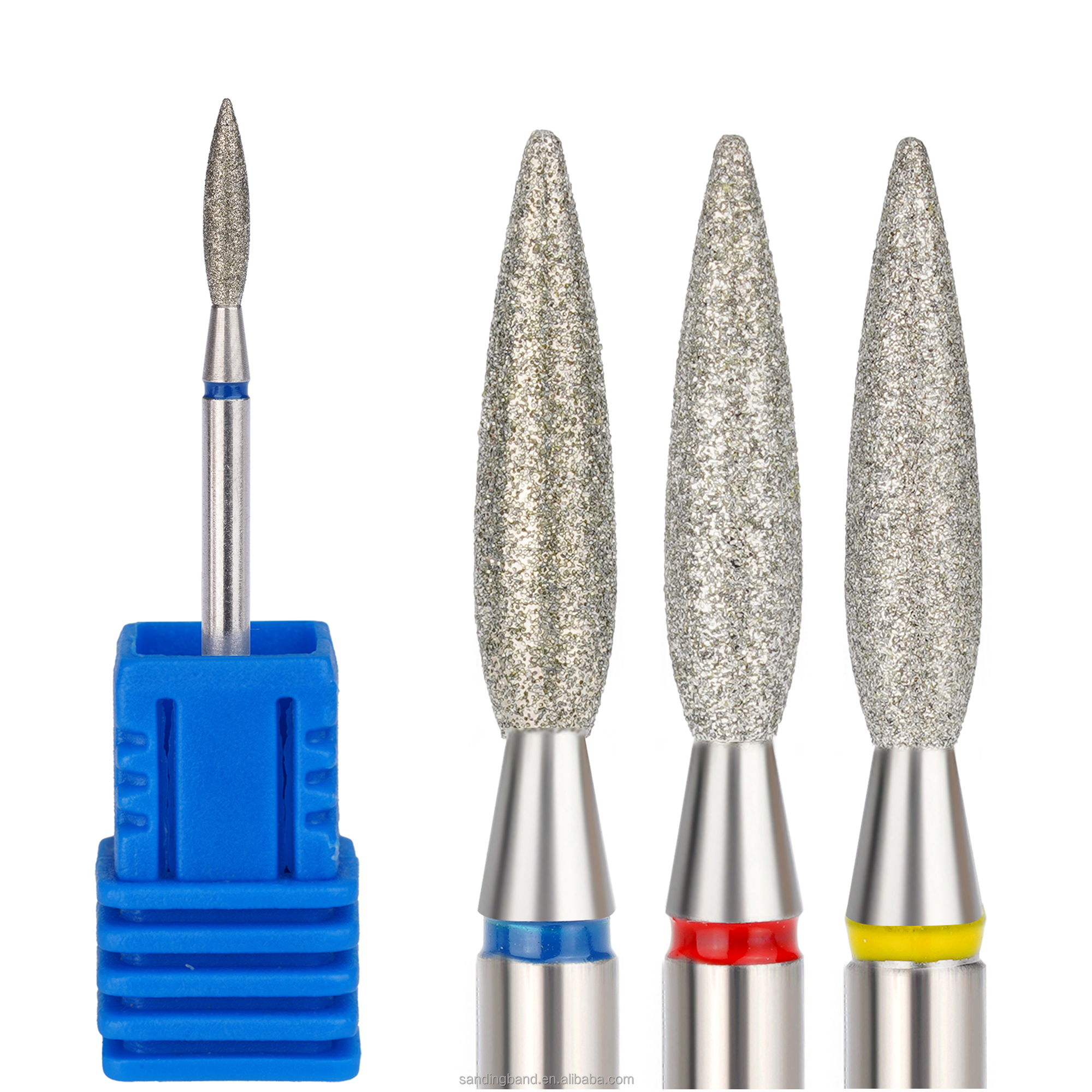 2025 Hot Selling 2.35 mm Steel Diamond Nail Drill Bits for Cuticle Cleaning Rotary Manicure Russian Bit Drill Machine Tool