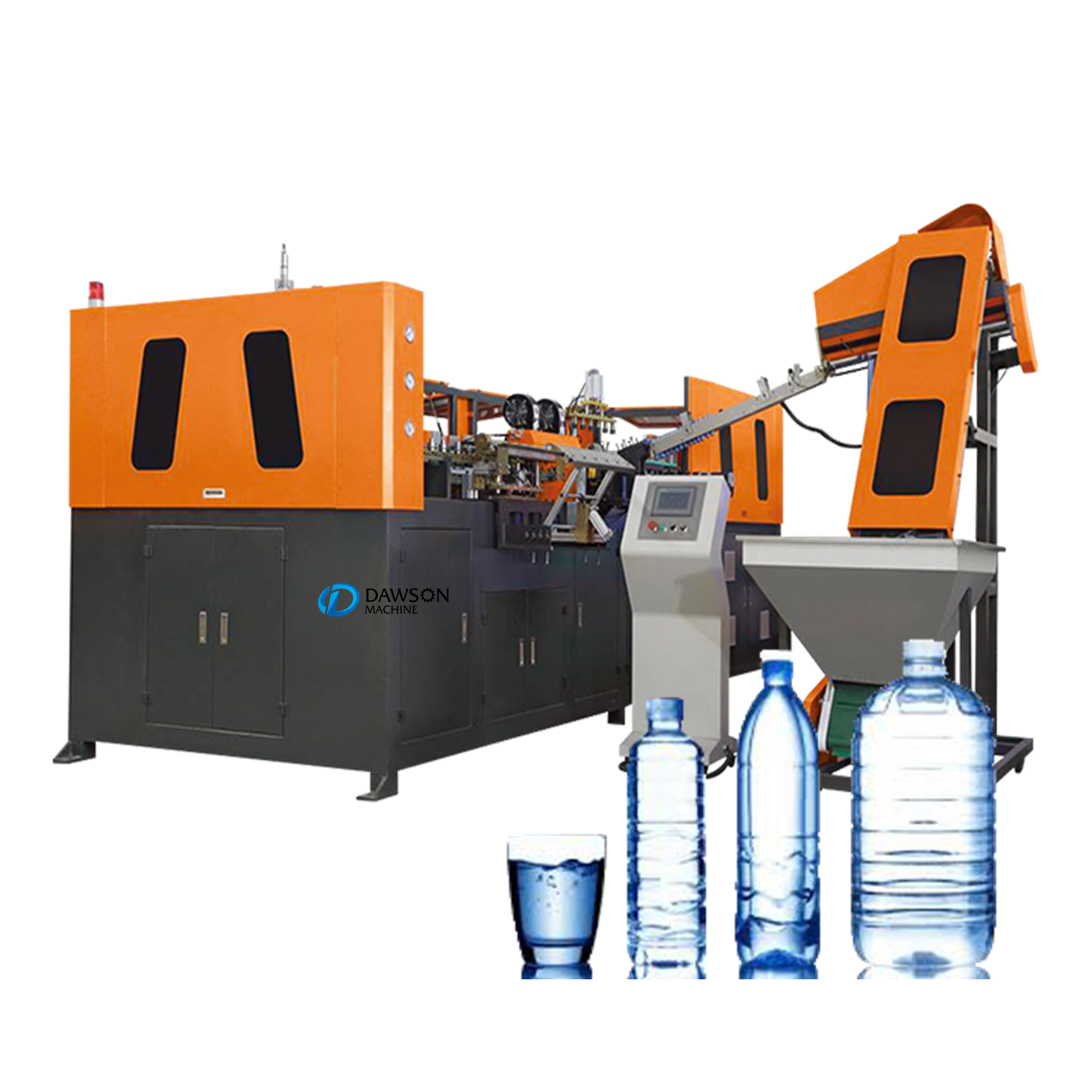 High speed 200ml 330ml 500ml 600ml Plastic mineral water Bottle blow molding Machine PET bottle making Machine