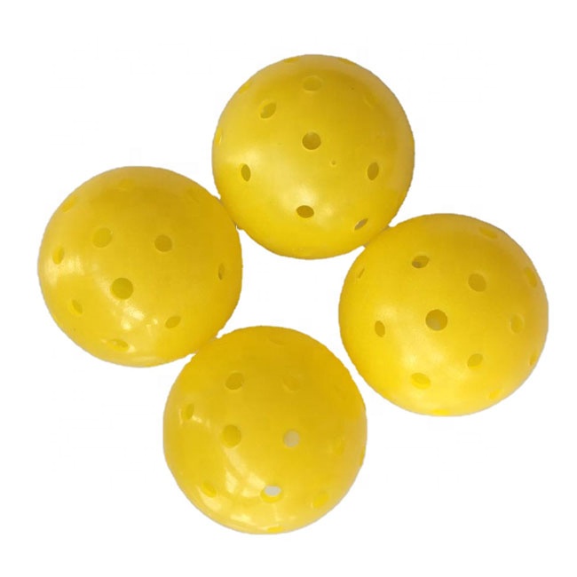 2020 на открытом воздухе Pickleball шарики высокого качества; Большие размеры 40-отверстие вращения Pickleball
