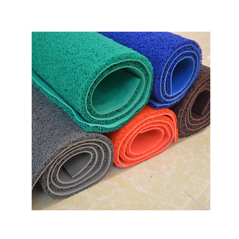 office stair decorated easy cleaning plastic backing rubber pvc coil roll mat